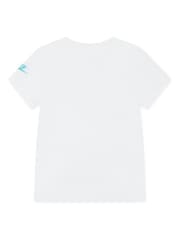 Nike White Little Kids Wild Flower Futura T-Shirt - Image 2 of 4
