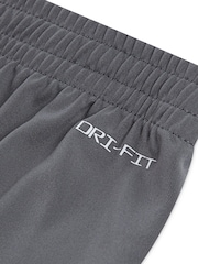 Nike Grey Little Kids DriFIT Shorts and T-Shirt Set - Image 3 of 5