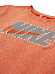 Nike Grey Little Kids Drop T-Shirt and Shorts Set - Image 6 of 6