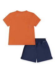 Nike Blue Little Kids DriFIT T-Shirt and Woven Shorts Set - Image 2 of 5