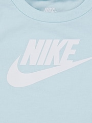 Azul - Nike Infant Club T-Shirt and Shorts Set - Imagen 3 de 3