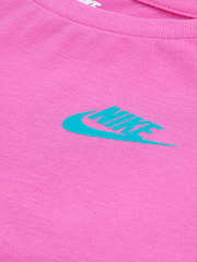 Nike Pink Little Kids Wild Flower Boxy T-Shirt and Shorts Set - Image 4 of 4