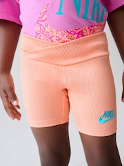 Nike Pink Little Kids Wild Flower Boxy T-Shirt and Shorts Set - Image 5 of 10