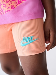 Nike Pink Little Kids Wild Flower Boxy T-Shirt and Shorts Set - Image 6 of 10