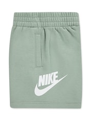 Nike Green Little Kids Club T-Shirt and Shorts Set - Image 4 of 4