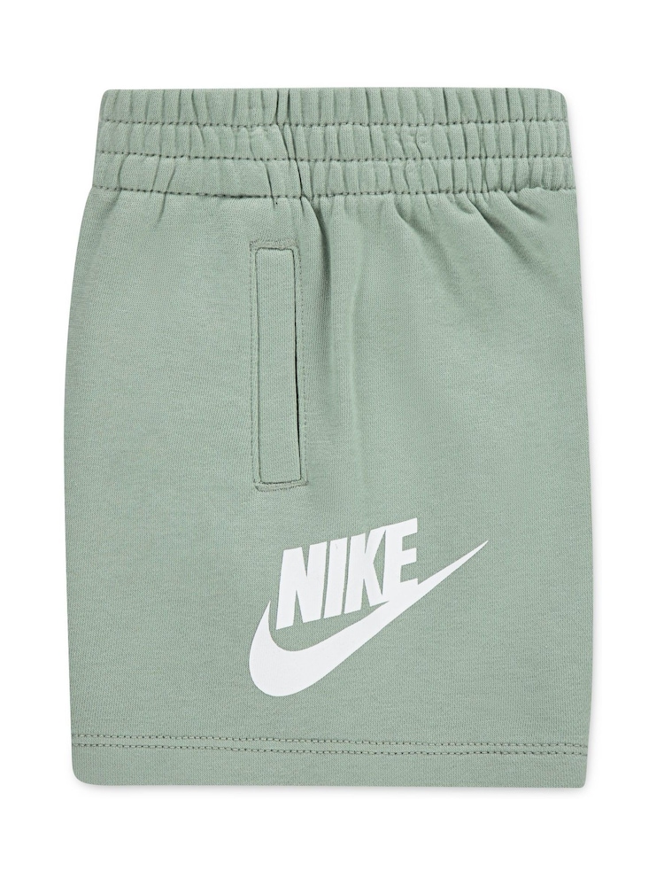 Nike Green Little Kids Club T-Shirt and Shorts Set - Image 4 of 4