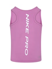 Nike Pink Little Kids Pro Vest Top - Image 2 of 4