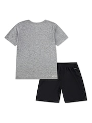 Nike Black Little Kids DriFIT Shorts and T-Shirt Set - Image 2 of 5