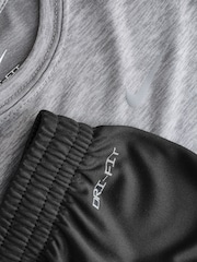 Черный - Nike детская футболка с шортами и комплект DriFIT - Изображение 7 7