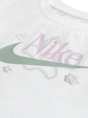 Nike Purple Little Kids Wild Flower Top and Shorts Set - Image 4 of 5