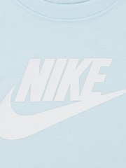 Nike Blue Little Kids Club T-Shirt and Shorts Set - Image 4 of 4