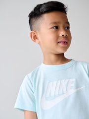 Синий - Nike футболка и шорты Little Kids Club - Image 5 of 11