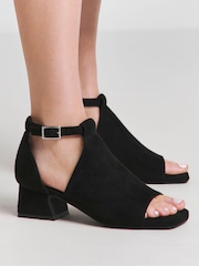 JD Williams Low Block Heel Shoe Boots in Extra Wide Fit - Slika 3 iz 4