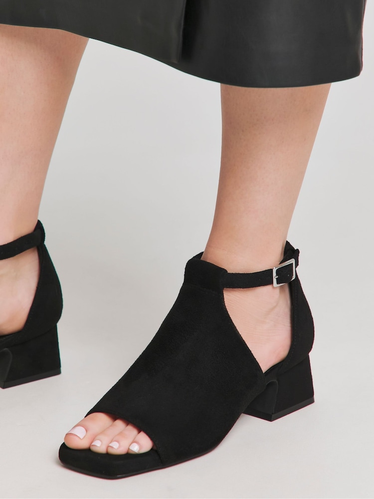 JD Williams Low Block Heel Shoe Boots in Extra Wide Fit - Slika 4 iz 4 JD Williams Low Block Heel Shoe Boots in Extra Wide Fit - Slika 4 iz 4