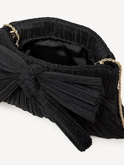 Loeffler Randall Black Rayne Frame Clutch With Bow - Image 4 of 5