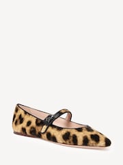Loeffler Randall Brown Ginger Mary Jane Flats - Image 2 of 7