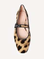 Loeffler Randall Brown Ginger Mary Jane Flats - Image 6 of 7
