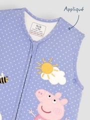 JoJo Maman Bébé Peppa Pig Appliqué 2.5 Tog Toddler Sleeping Bag - Image 6 of 7