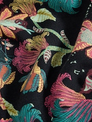 White Stuff Black Print Nina Organic Pyjamas Bottoms - Image 6 of 6