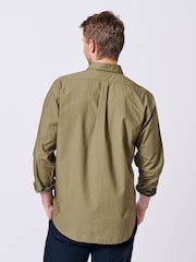 Aubin Blue Gladstone Poplin 100% Cotton Shirt - Image 2 of 7
