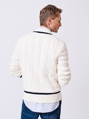 Aubin Denton Cotton Cricket Jumper - Image 2 of 7