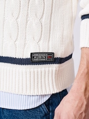Aubin Denton Cotton Cricket Jumper - Image 5 of 7