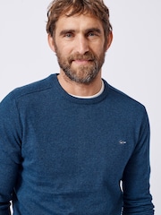 Aubin Fulney Cotton Cashmere Crew Jumper - Image 4 of 5