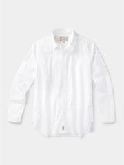 Aubin White Chase Poplin 100% Cotton Shirt - Image 7 of 7