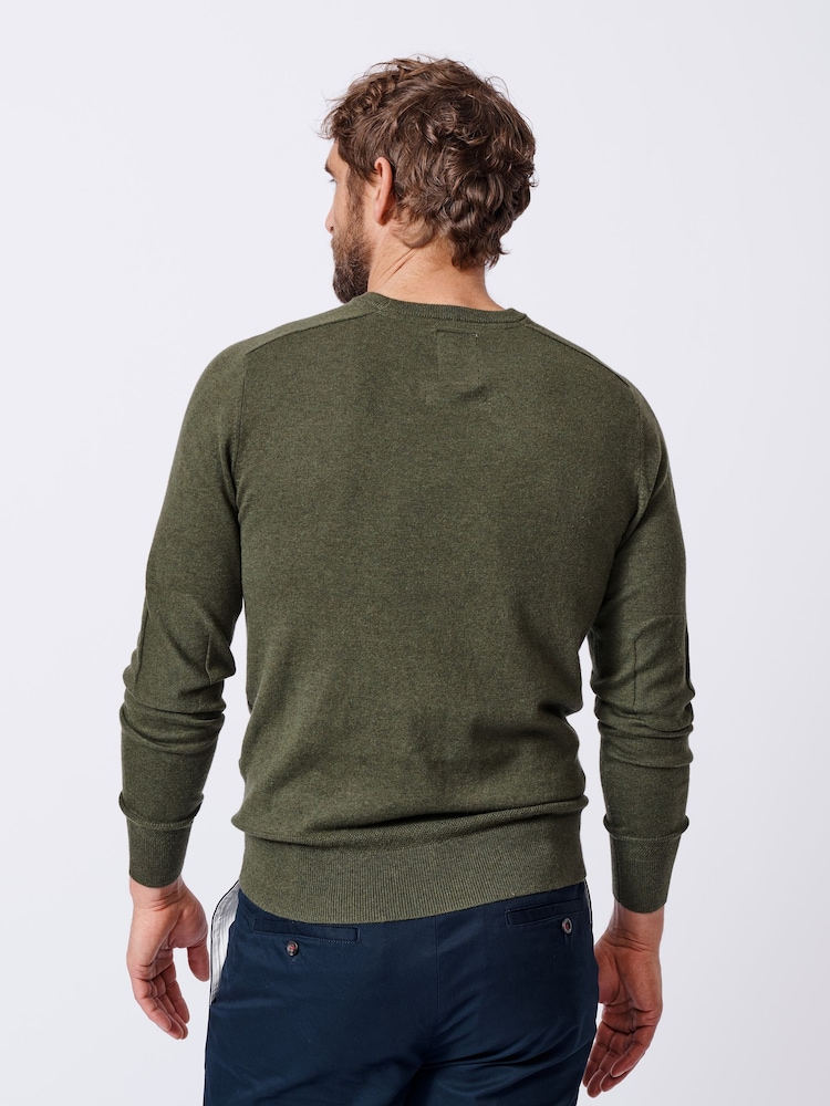 Aubin Fulney Cotton Cashmere Crew Jumper - Image 2 of 7