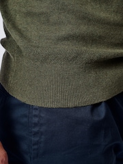 Aubin Fulney Cotton Cashmere Crew Jumper - Image 6 of 7