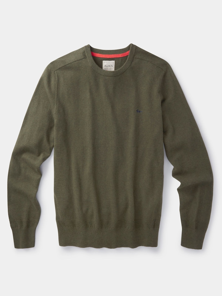 Aubin Fulney Cotton Cashmere Crew Jumper - Image 7 of 7