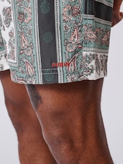 Aubin Blue Bardney Swim Shorts - Image 4 of 5