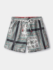 Aubin Blue Bardney Swim Shorts - Image 5 of 5