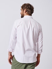 Aubin Pink Aldridge Oxford Button Down 100% Cotton Shirt - Image 2 of 6