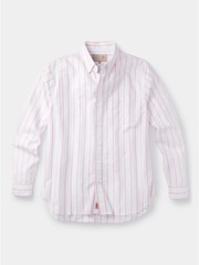 Aubin Pink Aldridge Oxford Button Down 100% Cotton Shirt - Image 6 of 6
