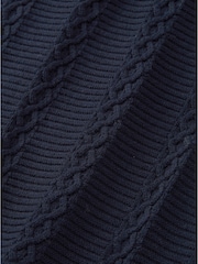 Aubin Ponton Textured 100% Cotton Polo Shirt - Image 6 of 6