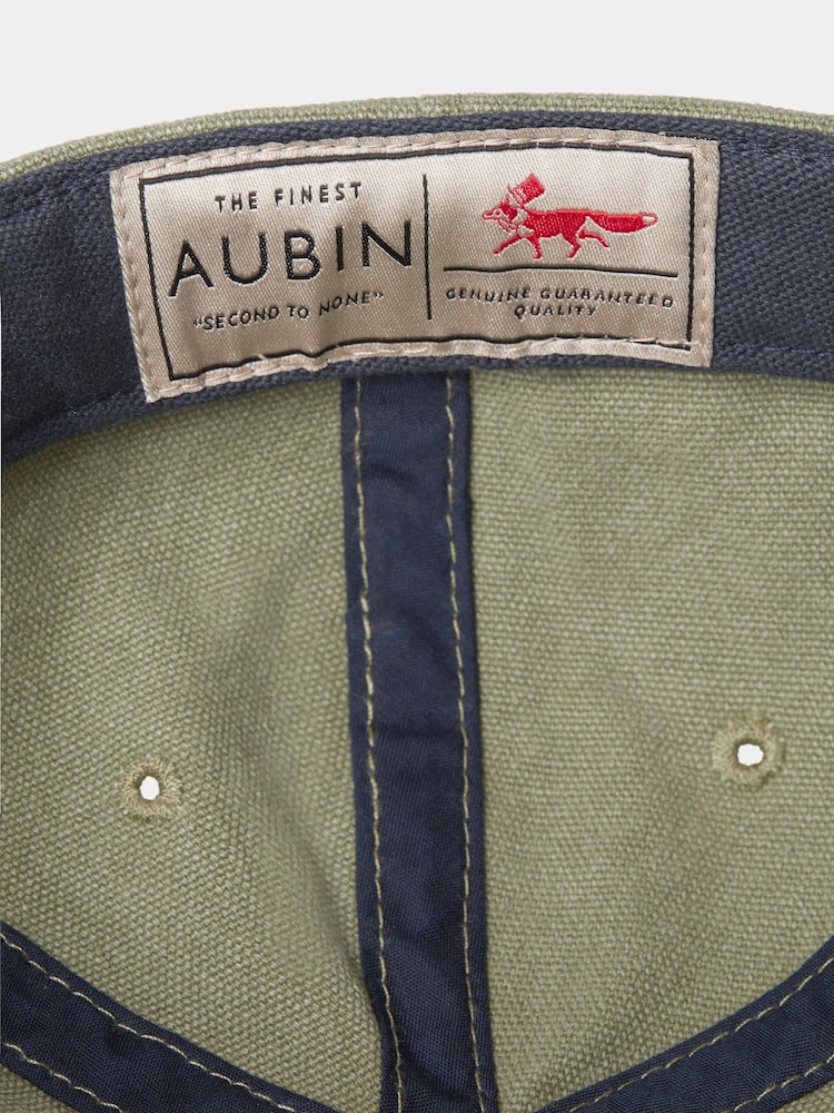 Aubin Blue 100% Cotton Strubby Cap - Image 3 of 3