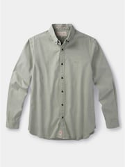Aubin Green Hessle 100% Cotton Shirt - Image 6 of 6