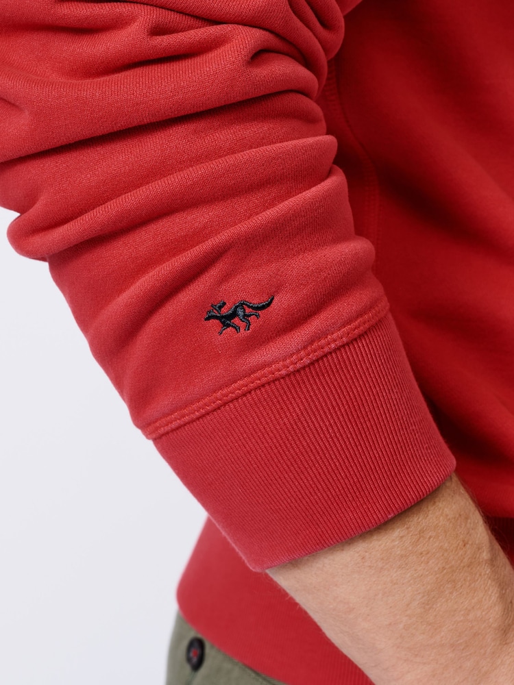 Aubin Cotton Provost Quarter Zip 100% Cotton Sweat Top - Image 6 of 7