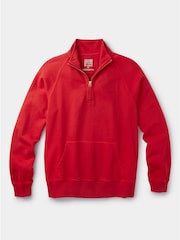Aubin Cotton Provost Quarter Zip 100% Cotton Sweat Top - Image 7 of 7