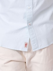 Aubin Pink Aldridge Oxford Button Down 100% Cotton Shirt - Image 6 of 7