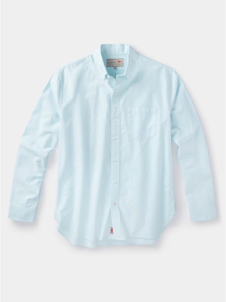 Aubin Pink Aldridge Oxford Button Down 100% Cotton Shirt - Image 7 of 7