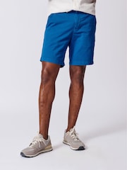 Aubin Blue Stamford 100% Cotton Chino Shorts - Image 1 of 5