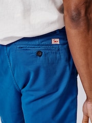 Aubin Blue Stamford 100% Cotton Chino Shorts - Image 4 of 5