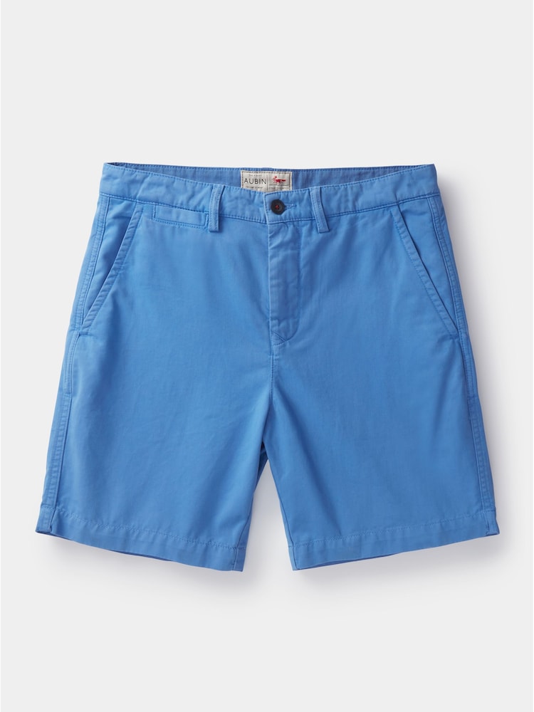Aubin Blue Stamford 100% Cotton Chino Shorts - Image 5 of 5