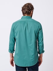 Aubin Green Hessle 100% Cotton Shirt - Image 2 of 6