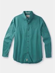 Aubin Green Hessle 100% Cotton Shirt - Image 6 of 6