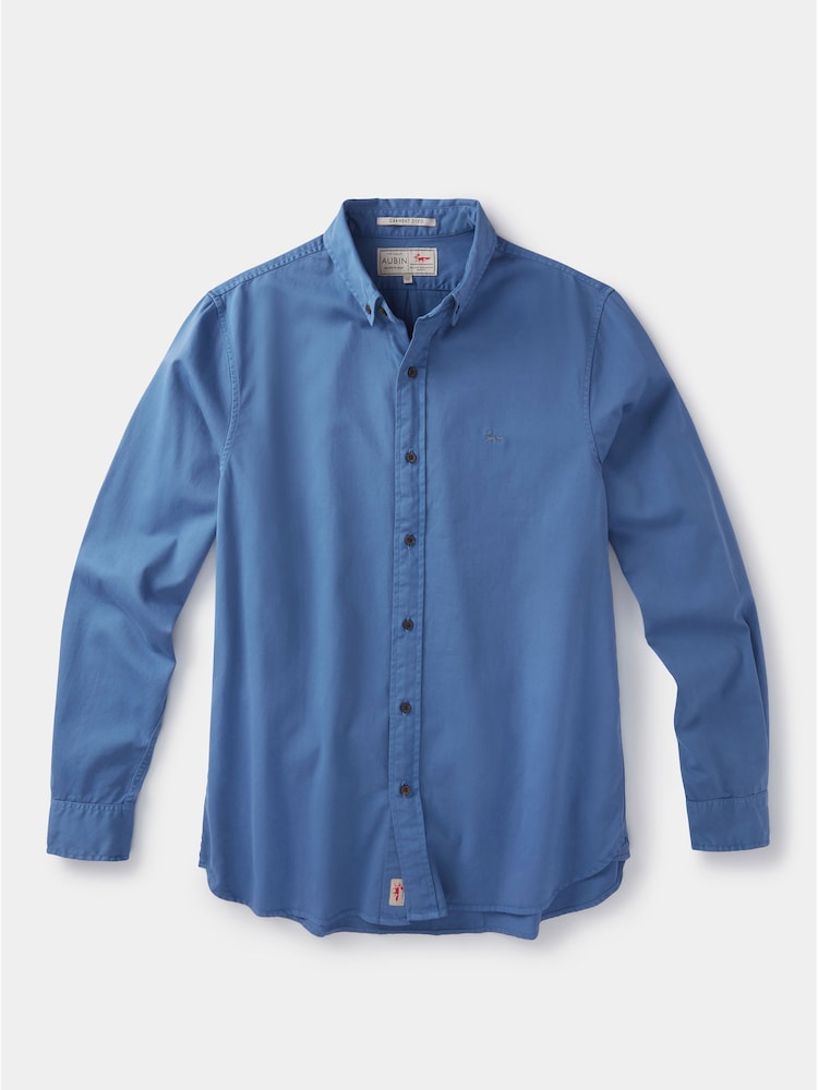 Aubin Green Hessle 100% Cotton Shirt - Image 6 of 6