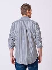 Aubin Blue Gladstone Poplin 100% Cotton Shirt - Image 2 of 7