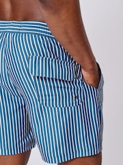 Aubin Blue Bardney Swim Shorts - Image 2 of 4